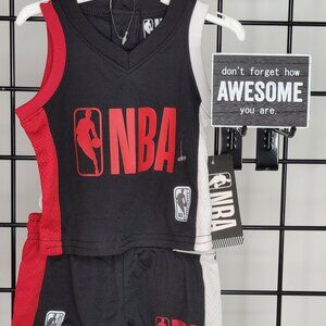 NBA Baby Jersey & Shorts Set - 0-3 Months - Sporty and Stylish!